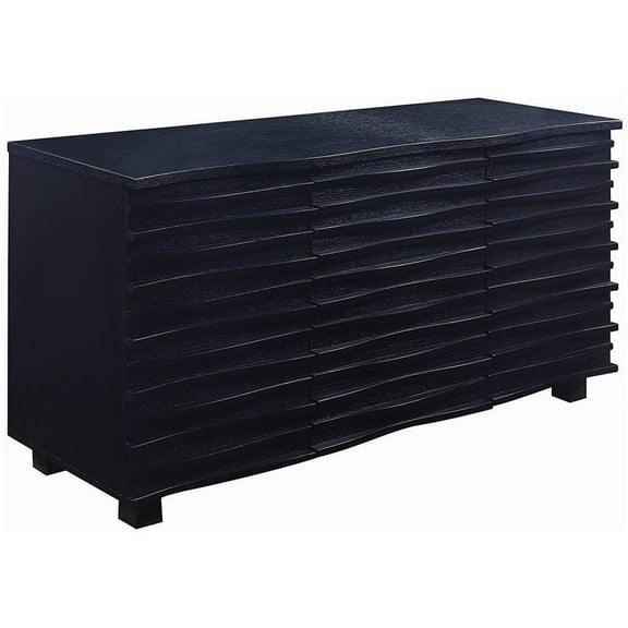 Bowery Hill Contemporary Server in Black