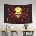 thumbnail image 4 of Xecao Red Skull Spider Print Tapestry, Wall Hanging Room Funny Decor, Backdrop Room Decor for Bedroom Living Room dormitory, 4 of 8