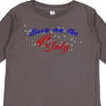 thumbnail image 4 of Inktastic Born on the 4th of July Boys or Girls Long Sleeve Toddler T-Shirt, 4 of 5
