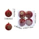 thumbnail image 3 of Christmas Decorations 4 Piece Flocked Christmas Balls Christmas Decoration SetMultiple Styles Of Christmas Tree Decorations Can Also Be Used For Other Party, 3 of 6