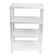 thumbnail image 5 of Organizador de plástico para pared para artículos de tocador y esenciales Estante de almacenamiento para baño cuadrado blanco, 5 of 7
