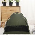 thumbnail image 5 of Cama cueva para mascotas con nido con almohadilla suave antideslizante extraíble para interior, lavable, 5 of 5