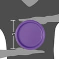 thumbnail image 3 of Neon Purple Paper Dessert Plates, 7 Inches, 20 Count, 3 of 3