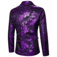 thumbnail image 5 of Jackets for Men Blazer Formal Wedding Dressing Suits Casual Suit Dress Suit Jacket,Top for Men Purple, 5 of 5
