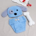 thumbnail image 3 of Lovely Newborn Boys Girls Baby Photo Shoot Props Outfits Bones Pants Kit, 3 of 7