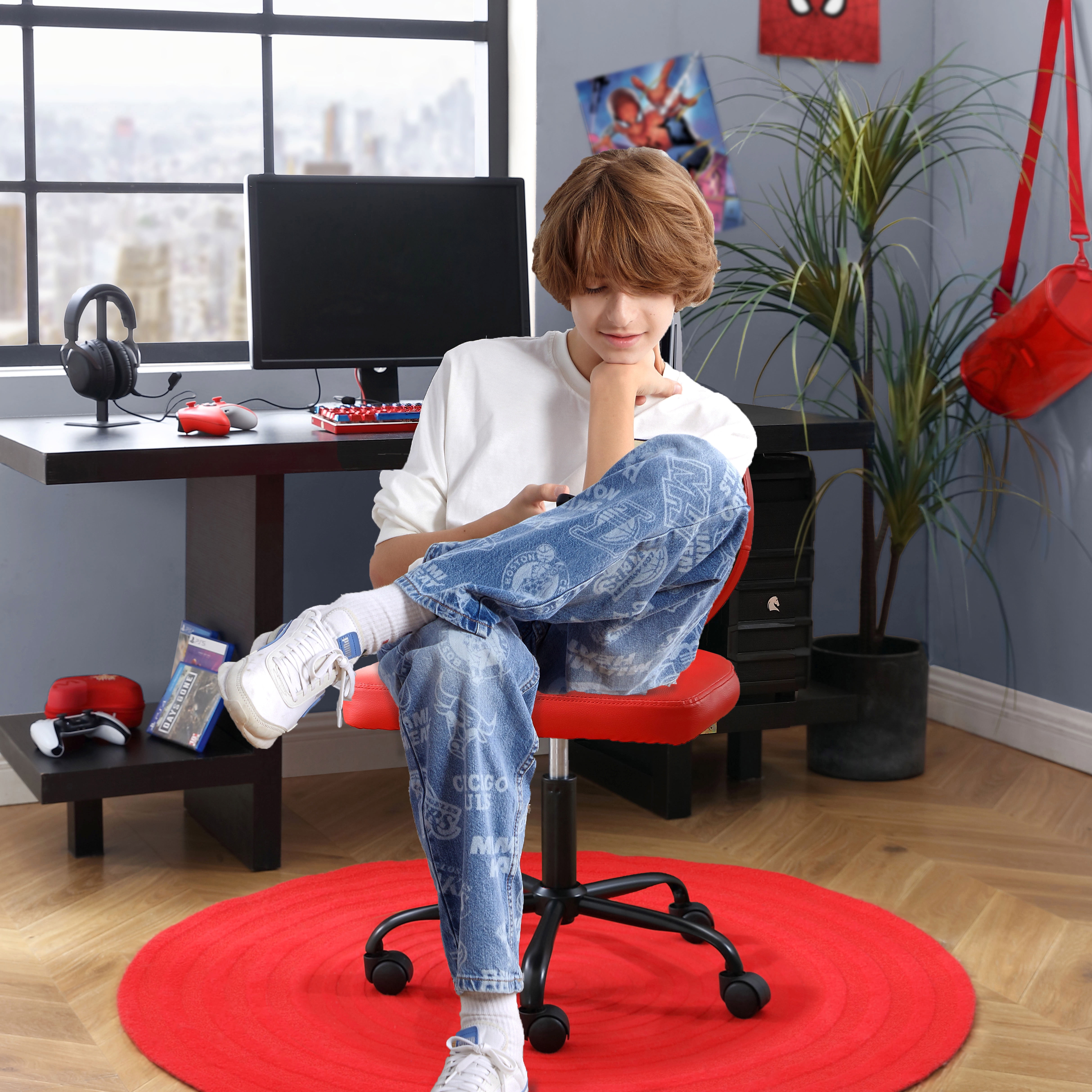 Spiderman, Kids Figural Desk Chair