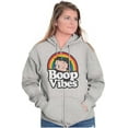 thumbnail image 5 of Betty Boop Cartoon Rainbow Quote Zip Hoodie Sweatshirt Women Brisco Brands S, 5 of 6
