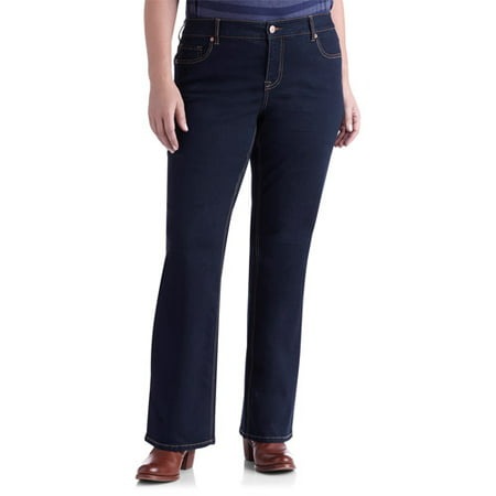 Faded Glory Women's Plus-Size Bootcut Jeans - Walmart.com
