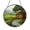 Acrylic 3.5 Inch, variant on Cottage Hill House Window Suncatcher Decor, Artistic Stained Glass Hanging, Storybook Home Accent