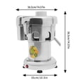 thumbnail image 2 of Silver Pulp-Separating Juicer for Families, Hotels, Restaurants, Cafes, Milk Tea Shops, and Grocery Stores (14.37*11.41*14.37in), 2 of 10