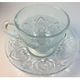thumbnail image 4 of Tea Cup Set 12 Piece Cup & Saucer Set Glass Tea Party Microwave Safe Coffee or Espresso, 4 of 4