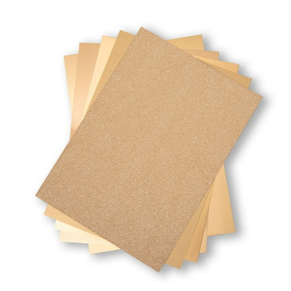 Sizzix Surfacez Opulent Gold Cardstock 50 Sheets Metallic Paper