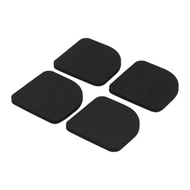 4 Pcs Tampons Anti-Vibration pour Machine à Laver, Matériau EVA, Résistant à l'Humidité, Facile à Installer, Noir
