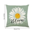 thumbnail image 3 of Funda De Almohada Con Estampado Primaveral De Lino. Almohada Decorativa Para El Sofá Del Salón., 3 of 6