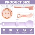 thumbnail image 2 of 6 Pieces Cat Strip Feeder Spoon Set with Wet Food Can Covers Lids,Spatula & Can Opener, 2 of 7