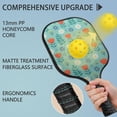 thumbnail image 2 of Pickleball Paddles Set,Pioneer Flower Floral Print Pattern Fiberglass Surface Pickleball Racket Set with 2 Indoor Outdoor Pickleball Balls and Pickleball Bag,Pickle-ball Equipment, 2 of 6