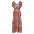 thumbnail image 4 of LASCANA Women's Floral Pattern Maxi Dress Flower, 4 of 5