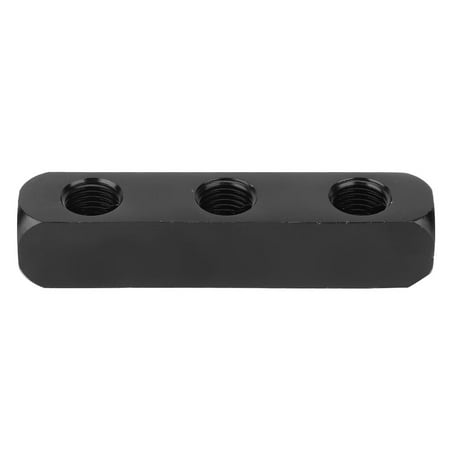 

Pneumatic Connector Manifold Air Hose Manifold Block Splitter 1/4 Inch BSPP Thread Pneumatic Air Hose Inline Manifold Block For Home 3 Way