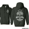 thumbnail image 3 of Treaty Oak Revival . Tree Roots . Band Music . Nature . Gift For Fans Of Folk And Rock Music. Graphic For Women And Men Unisex Comfort Hoodie, Color: Sand, Size: 3XL, 3 of 6