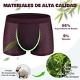 thumbnail image 3 of Bóxer Hombre de 4 Piezas Calzones de Hombre, Boxer de Rayón de Bambú Transpirable y Fresco, Ropa Interior Hombre Cómodos y Elásticos, Calzoncillos Tipo Calzones para Hombre Sin Etiqueta, 3 of 3