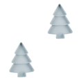 thumbnail image 3 of Transemion Durable Plastic Divided Serving Dish For Long-lasting Christmas Tree Shaped Snack Serving Tray Christmas Tree Snack Tray light green 2Set, 3 of 6
