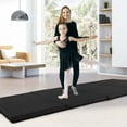 thumbnail image 4 of Costway 10' x 4' x 2" 4-Panel Folding Exercise Mat with Carrying Handles for Gym Yoga Black, 4 of 10
