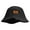 Black, variant on Big Pizza Embroidered Big Size Cotton Blend Twill Bucket Hat - White XL-2XL
