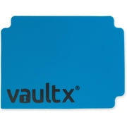 Vault X Trading Card Deck Box and 150 Black Card Sleeves, fits 100+ Sleeved Cards, Large Standard, Holder Storage Box, for MTG Commander Game, TCG (Blue)