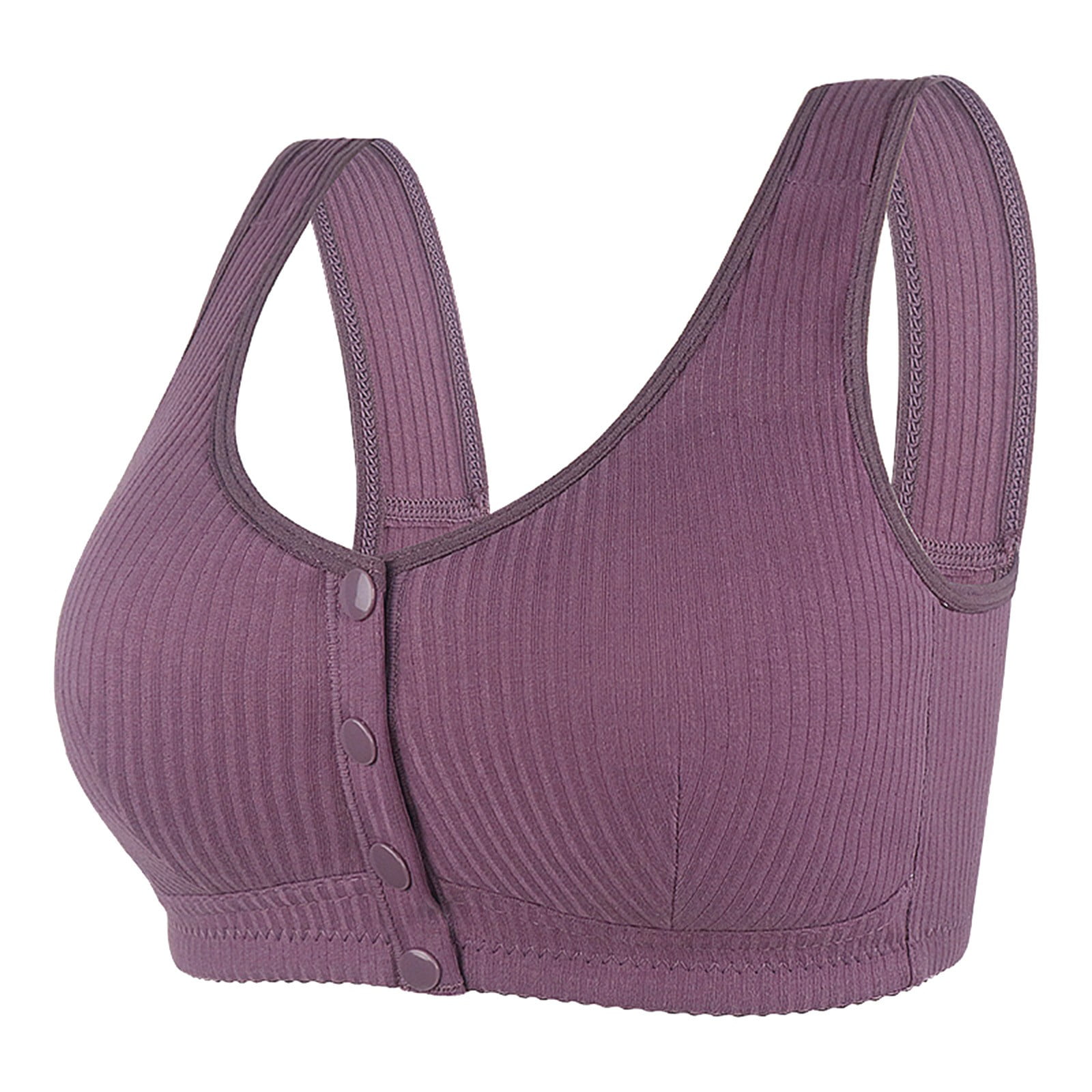 Vintage Ladies Inner Shoppe - Seamed non-padded sports bra with high  neckline for superior coverage. Double lined cups for greater sweat  absorption. Broad back with broad elastic band for superb support. Thin