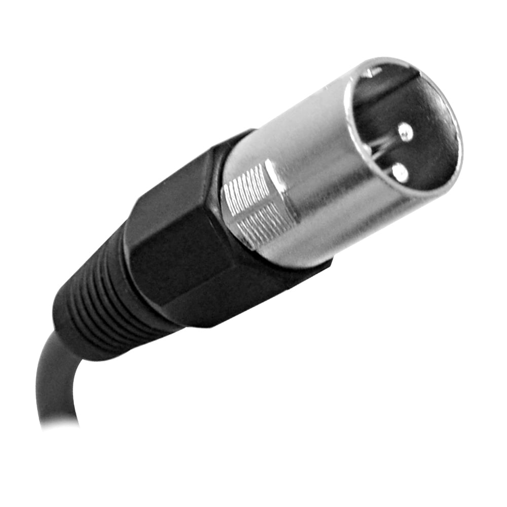 Seismic Audio 6 Pack of 6 Foot Gray XLR Patch Cables Microphone Cords - 3 Pin XLRM to XLRF - SAXLX-6Gray-6Pack