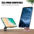 thumbnail image 2 of 2Pack Cell Phone Stand for Angle Height Adjustable Desk Sturdy Aluminum Metal Phone Holder for iPhone,Ipad, Mobile Phone, All Android Smartphone,Desktop, 2 of 5