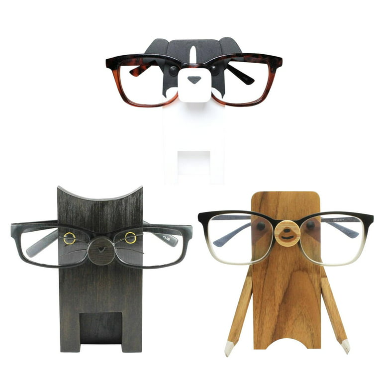 Black & White Cat Glasses Holder