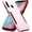 Pink, variant on Phone Case for Samsung Galaxy A20 A30 with Tempered Glass Screen Protector Cover and Slim Thin Hybrid Full Body Protective Mobile Cell Accessories M10s A 30 20A SM A205G Women Men Red