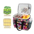thumbnail image 2 of FORMRS Insulated Cooler Bag 24 Cans Capacity Soft Leakproof Lunch Box with Side Pockets, Abstract Geometric Pattern, 2 of 7