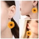 thumbnail image 5 of 1 par de pendientes colgantes de girasol acrílico con forma de flor, sencillos, para mujeres y niñas., 5 of 6
