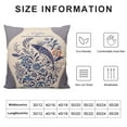 thumbnail image 5 of Wuche Queenie - Printed Traditional Chinese Blue &amp; White Porcelain Pattern Pillowcase Cushion Cover Throw Pillow Case, 5 of 5