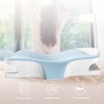 thumbnail image 3 of Sleep Cervical Support Pillow Ergonomic Memory Foam Enhanced Comfort Removable Neck Support Pillow for Sleeping, 3 of 7