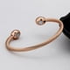 thumbnail image 4 of Brazalete de cobre magnético Terapia Artritis Alivio del dolor Brazalete / Oro rosa / kaili Sencillez, 4 of 5