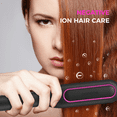 thumbnail image 4 of Goolioo Ionic Hair Straightener Brush, Anti-Scald Ceramic Coating, Black, 4 of 9