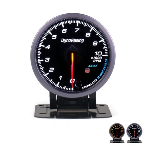2.5'' 60mm Pointer Tachometer Gauge Car RPM Tacho Meter 2 Color LED Rev Counter