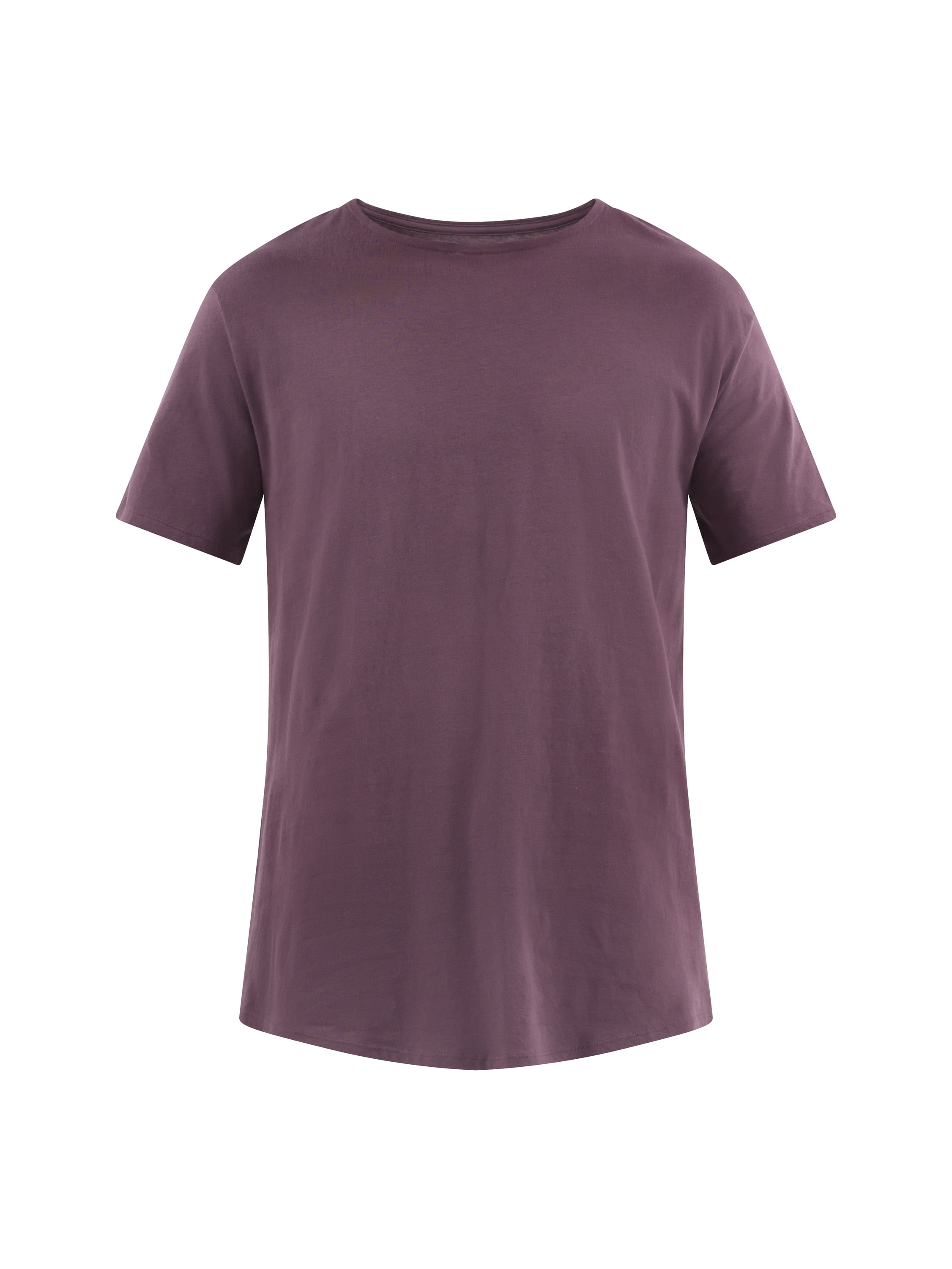 No Boundaries Men's & Big Men's Longline Curved Hem Elongated Tee Shirt, Sizes XS-5XL