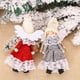 thumbnail image 4 of Muñeco de adorno de Navidad, Ángel colgante de Navidad, Colgante de muñeca de ángel de alce, Muñeco de adorno de árbol de Navidad Adornos de Navidad para niños 2 piezas (Ángel de encaje) Xemadio JQWJ337, 4 of 7