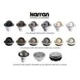 thumbnail image 3 of Karran L-2DF 4-1/2 in. Kitchen Sink Decorative Disposal Flange in Stainless Steel, 3 of 3