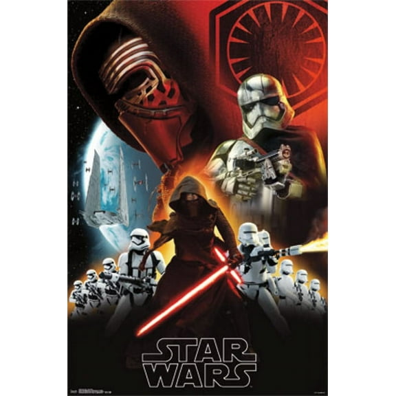 Star Wars The Force Awakens - Dark Side Poster Print (24 x 36)
