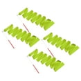 thumbnail image 1 of Uxcell 4 Pcs Dance Ribbons, 78.7 Inch Gymnastics Ribbon Streamers with Red Wand for Gymnastics Artistic, Olive Green, 1 of 7