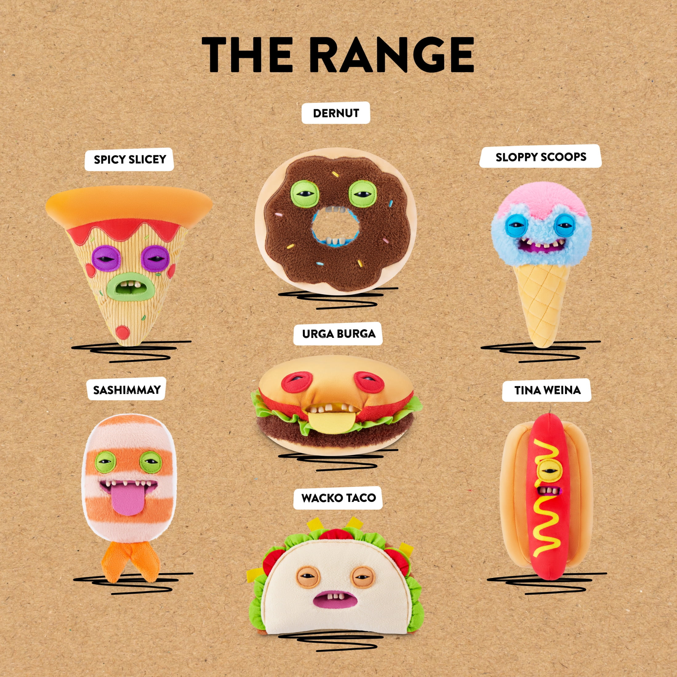 Fuggler Fuggalicious 9 inch (Assorted), Funny Ugly Monster Stuffed Animal Toy by ZURU