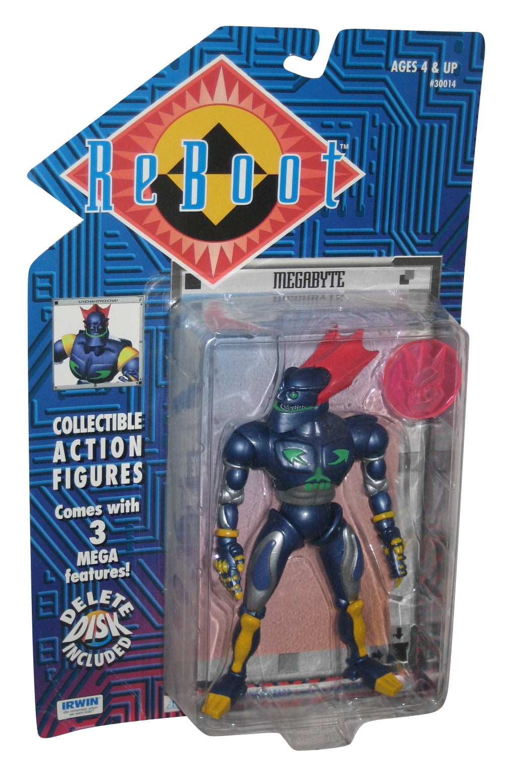 Toys & Games Cake Topper Vintage Irwin Toys ReBoot Anime Figure