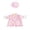 Pastel Pink, variant on YYDENG Halloween Goose Set Polyester Pumpkin Dress Cape Witch Hat Outfit For 23 Inch Porch Goose Statue Fall Thanksgiving Holiday Front Yard Decor