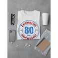 thumbnail image 3 of Celebrating Our 80 Years Men T-Shirt, Male Medium, 3 of 4