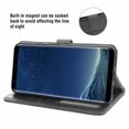 thumbnail image 3 of Mobile Phone Cover for Samsung S8 +, Cover Premium Pu Leather Tpu Flip Cover Magnetic Closure Card Compartment Stand Function Wallet with Lanyard Protective Cover, 3 of 7
